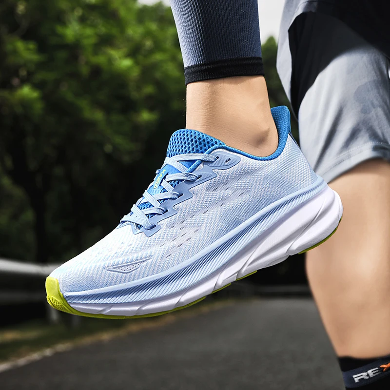 Men's Running Shoes Luxury shoes Couple Outdoor Sneakers Cushioning Breathable Mesh Off-road Trainer Shoes Race Non-Slip Fashion image 5