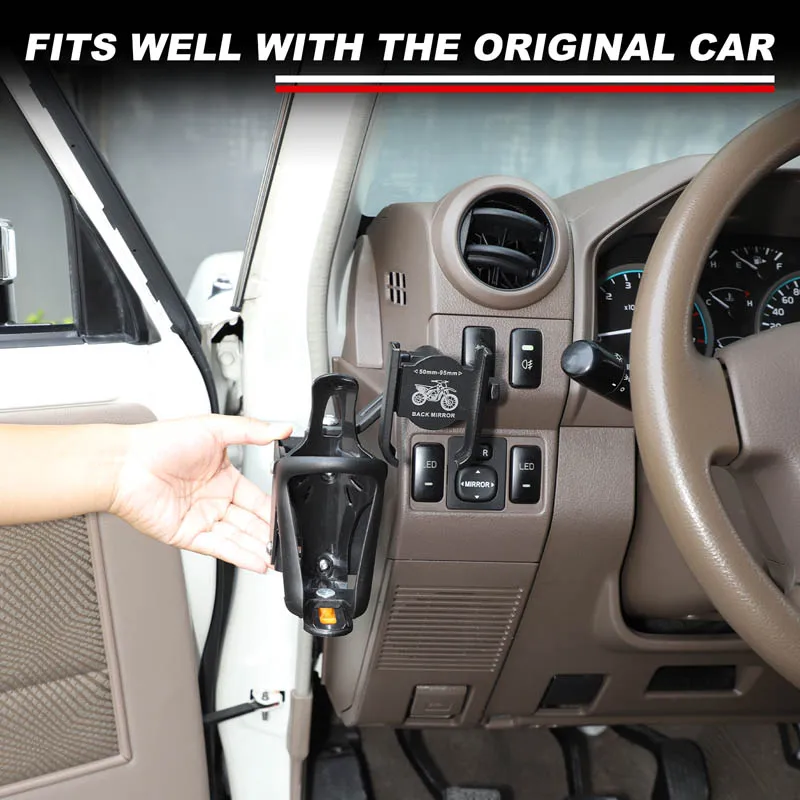 Driver Side Air Vent Cup Phone Holder Bracket LHD For Toyota Land Cruiser Prado LC250 J250 2024 2025 2026 Car Interior Accessory 4