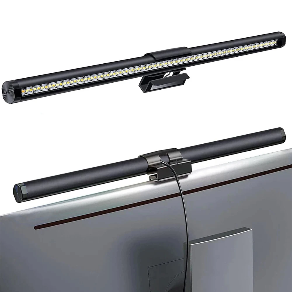 Wisciton LED-Monitor Licht leiste Computer Bildschirm Hängelampen RGB Atmosphäre Tisch lampe für Arbeits studie lesen Gaming Dimmen Beleuchtung 44cm 9