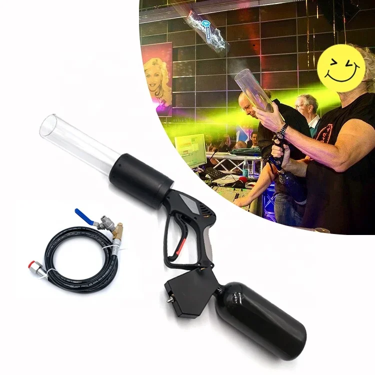 Air Cannon T-Shirt Launcher 5-10MPA Long Service-life Shooter gu n with Inflata ble g as Bottle