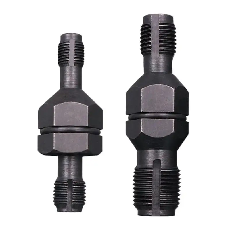 Car Spark Plug Thread Repair Tool Double-Ended Spark Plug Thread Insert Tap Carbon Steel Air Cylinder Thread Repair Kit