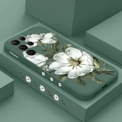 Funda de teléfono de flores salvajes para Samsung Galaxy S24, S23, S22, S21, S20 Ultra Plus FE, S10, S9, S10E, Note 20 ultra, 10, 9 Plus