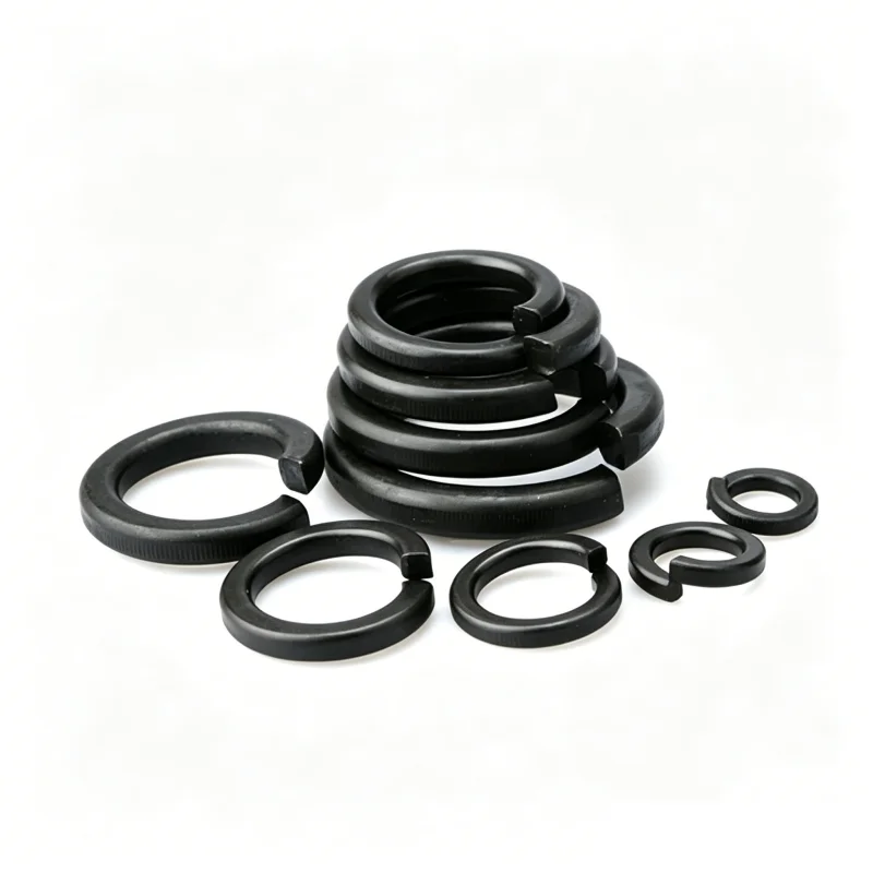 Black Grade 8.8 Steel Spring Washer Split Lock Elastic Gasket M2 M2.5 M3 M4 M5 M6 M8 M10 M12 M14 M16 M18 M20 M22 M24 M27 M30