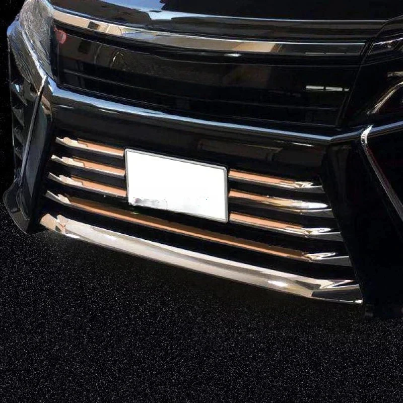 

Factory Rose Gold Front Grille Trim Stainless Steel Garnish Bumper Grill Cover VOXY 80 2014-2021