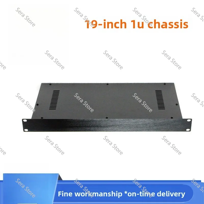 19 Inch 1U Standard Chassis Rack Type 1U Project Plug-in Box Processing Customized Sheet Metal Shell Industrial Control Case