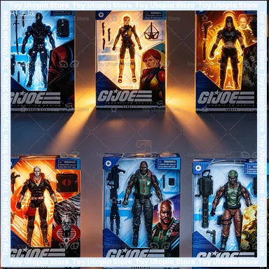 En Stock Hasbro G.I. Figura Joe Classified Series Roadblock Snake Eyes y Otros Modelos, Kit de Colección de Juguetes para Niños