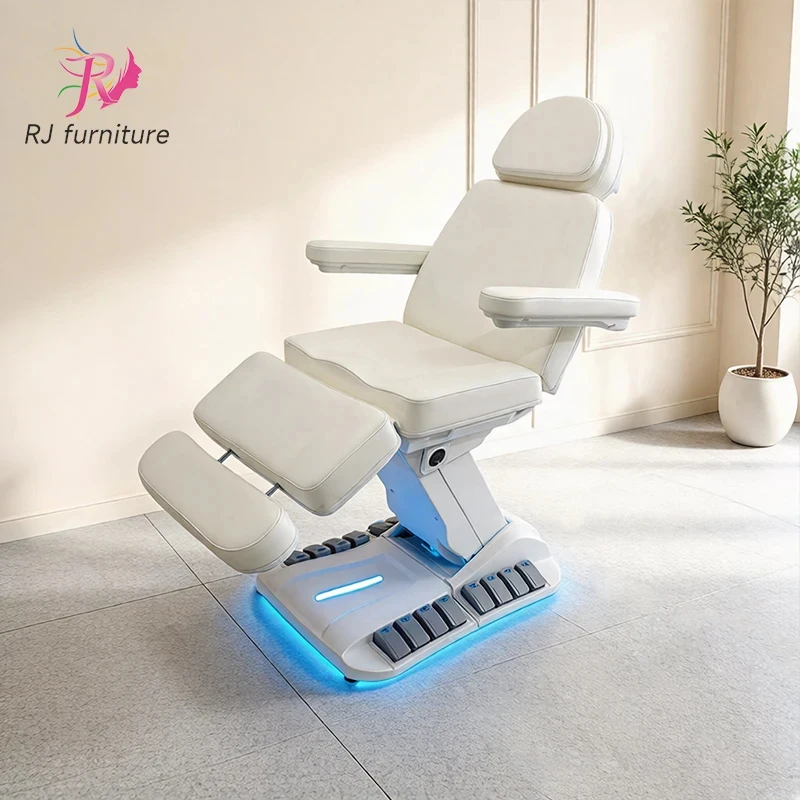 Modern Beauty Salon Furniture Luxurious Temperature Display Beauty Bed Spa Massage Bed