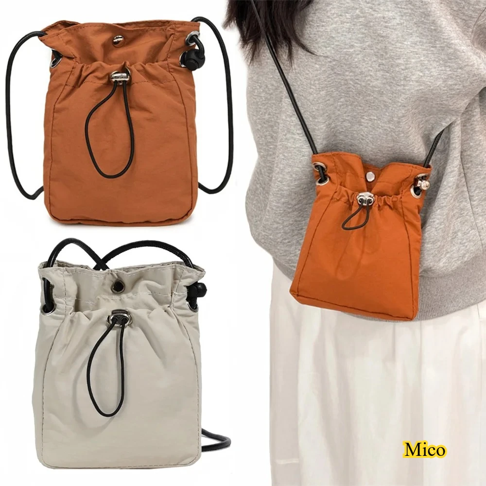 

Nylon Crossbody Phone Bag for Casual All-Match Lightweight Outdoor Shoulder Bag, Simple Fashion Earphone Storage Pouch