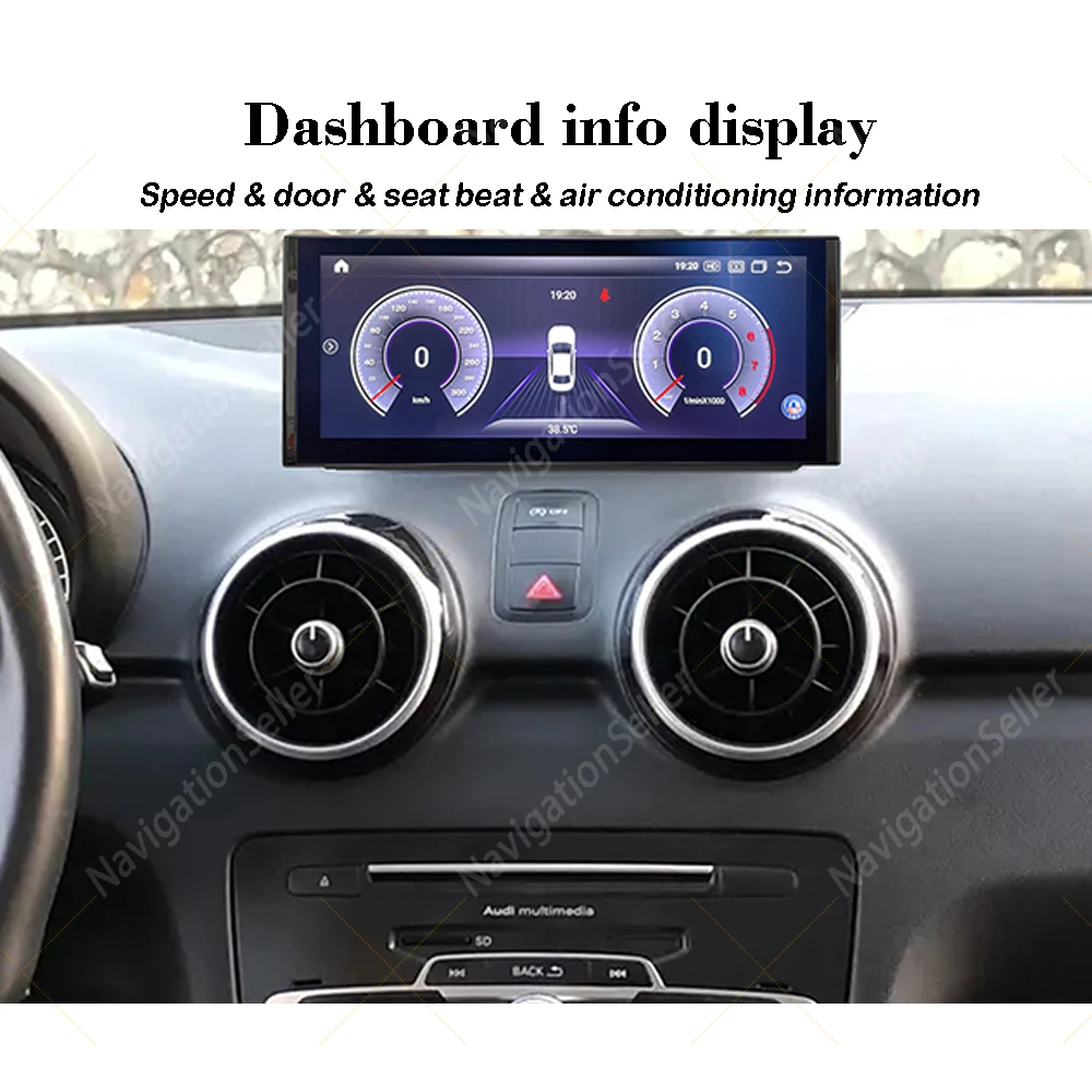 Pantalla For Audi A1 8X 2010 2011 -2018 Android Carplay Multimedia Stereo Autoradio Gps Navigation Head Unit Monitor Audio Video