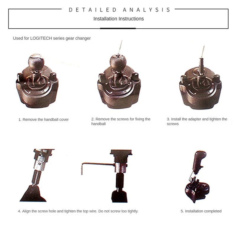 ABUM-PC USBハイローギアシミュレーターシフターノブ Logitech G29 G27 G25 ATS ETS2 TH8Aトラックシミュレーターゲーム対応