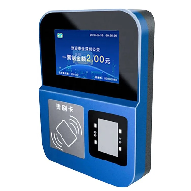 System Bus Card Validator Wireless Rfid Bus Reader  Fare Payment Terminal QR Validator