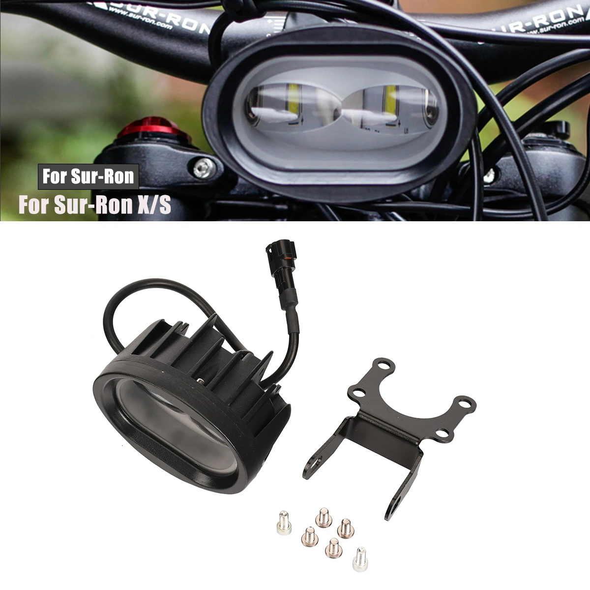 

For Surron Headlight with Bracket Taillight Brake Light Bee X Original Accessories Dirtbike Motorcycles Off-road For SUR-RON