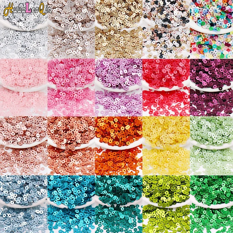 10g 2mm 3mm 4mm Pvc French Matte Round Sequins Loose Cup Sequins Paillettes Glitter For Jewelry Making Diy Sewing Nail Art Craft