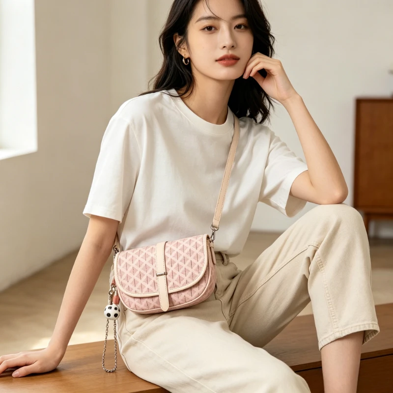 

Simple Vintage Diaper Bag Stylish Shoulder Purse For Women Classic Designer Paris Style Large Capacity Leather Messenger