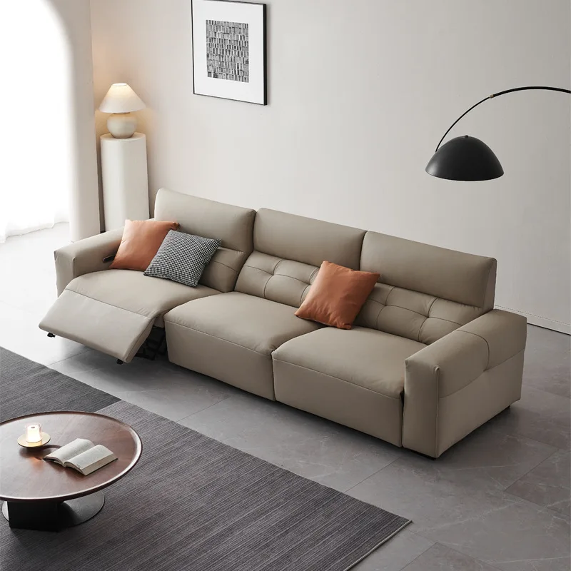 Intelligentes elektrisches Freizeitsofa aus Leder