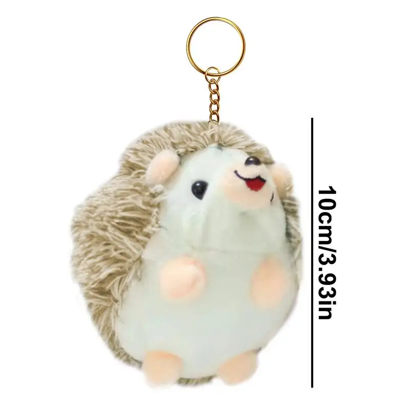 Igel Anhänger Schlüssel bund niedlichen Tasche Charme tragbare Stofftiere Rucksack Zubehör Schlüssel ring für Kinder Geburtstag Weihnachts geschenke