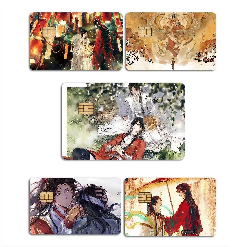 Anime Heaven Officials Blessing Anmie Sticker Film Skin Cover for Credit Card Debit Bank Card Front