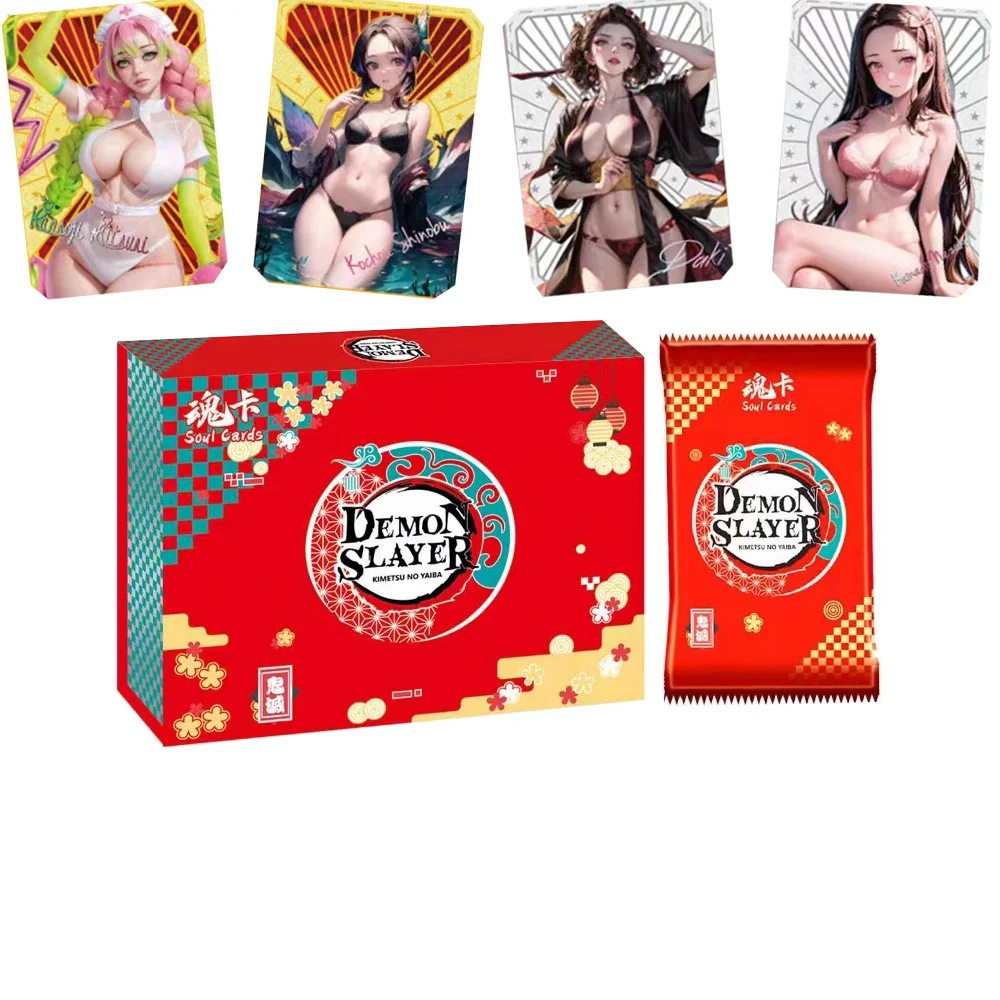 Wholesale Demon Slayer Card Booster Box TCG Game Rare Cards Table Playing Toys For Family Children Christma Gifts