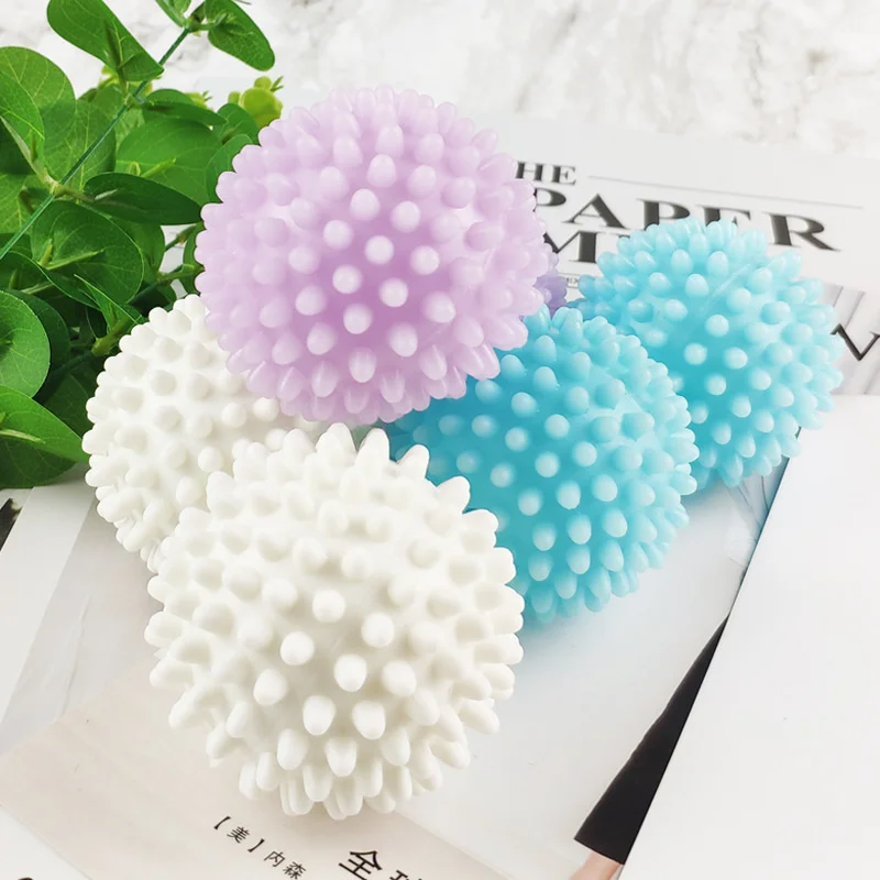 Magic Laundry Ball PVC Reusable Solid Cleaning Ball Household Cleaning Washing Machine Clothes Softener Hedgehog Ball