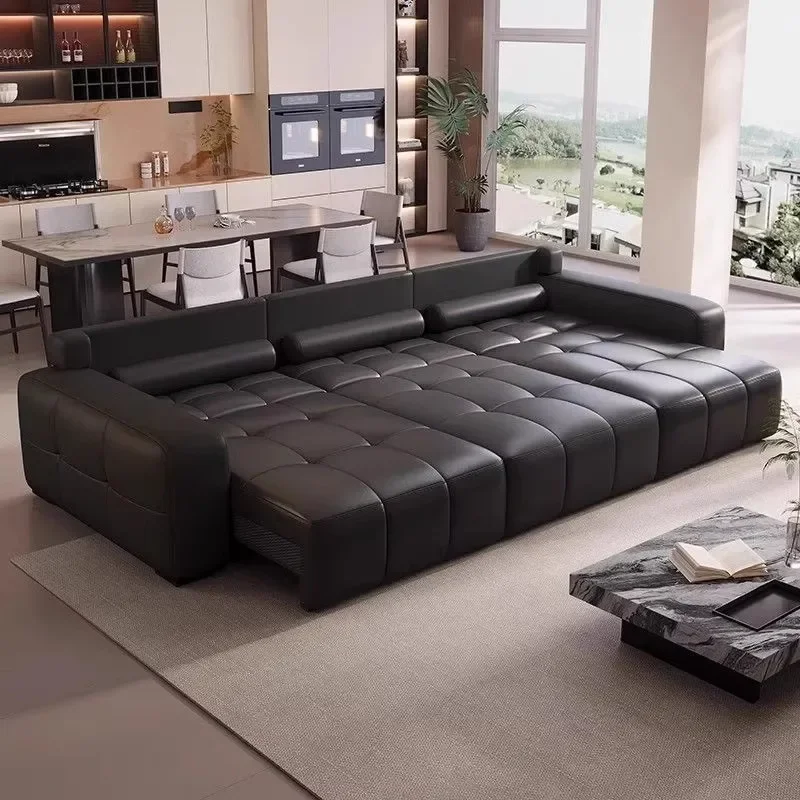 

Foldable Single Electric Sofas Lazy Minimalist High Smart Living Room Sofas Black Relax Style Sofa Wohnzimmer Furniture For Home