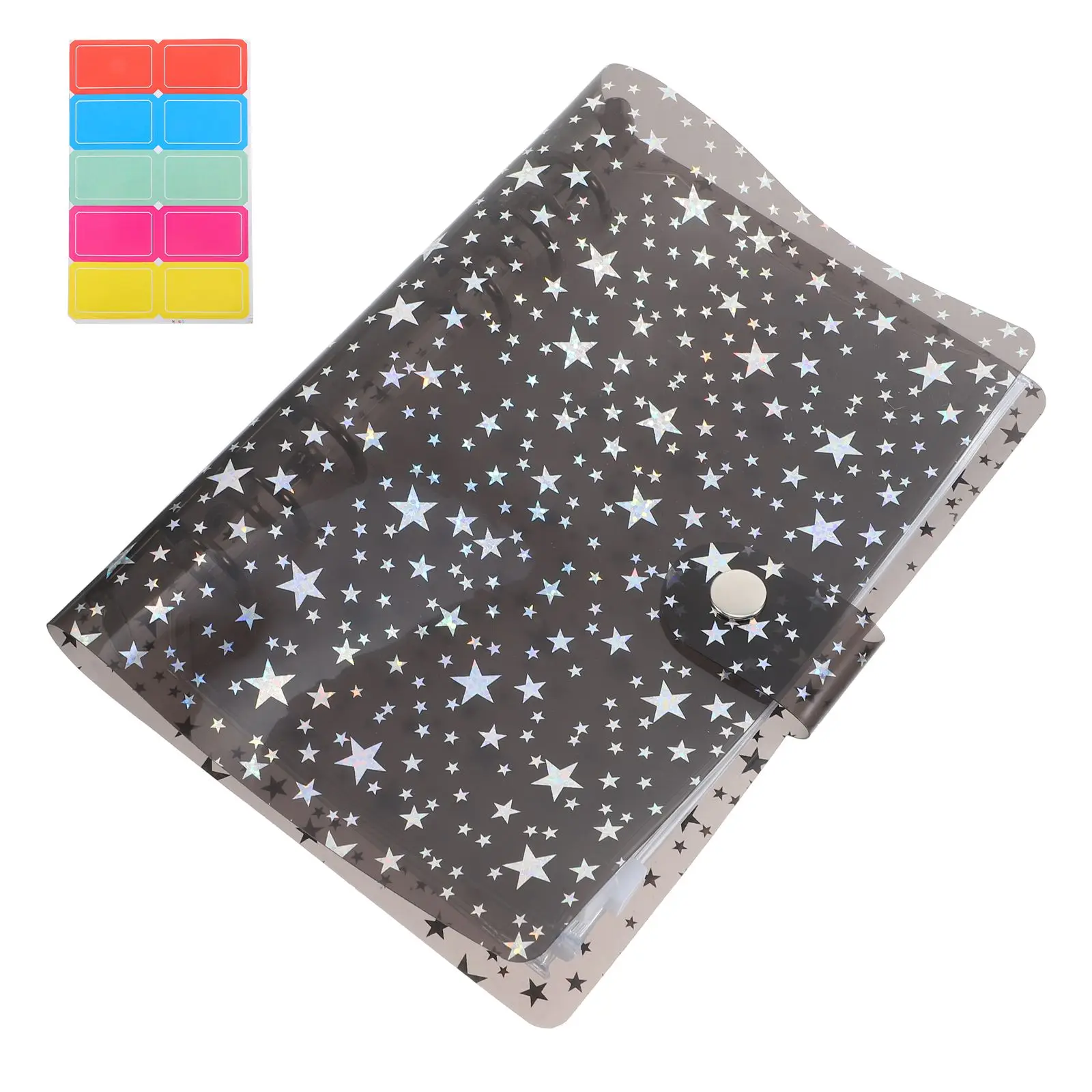 

Pocket Money Saver Binder Refillable Planner Binder Cover Day Planner Pvc Refillable Soft Notebook Compact Transparent