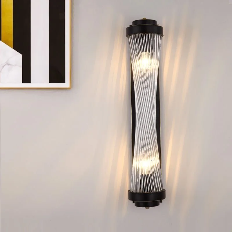 Nieuwe kristallen wandlamp creatieve persoonlijkheid postmoderne woonkamer slaapkamer nachtkastje designer licht luxe roestvrijstalen decorat