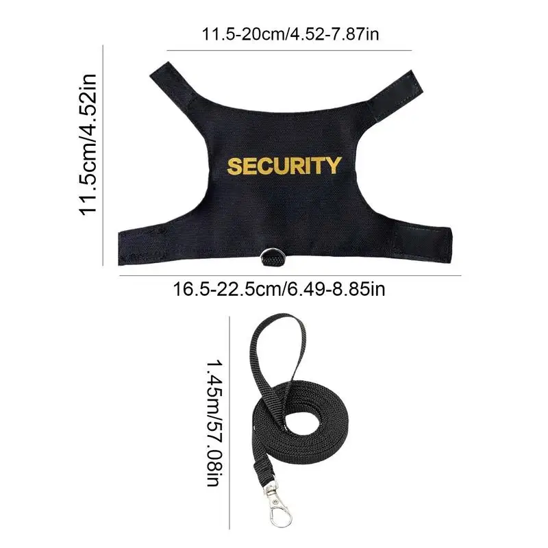 Correas de dragón barbudo ajustables y cómodas, correas de leopardo Gecko, correas y arneses de animales pequeños, seguridad para mascotas para reptiles, 4,76 pies