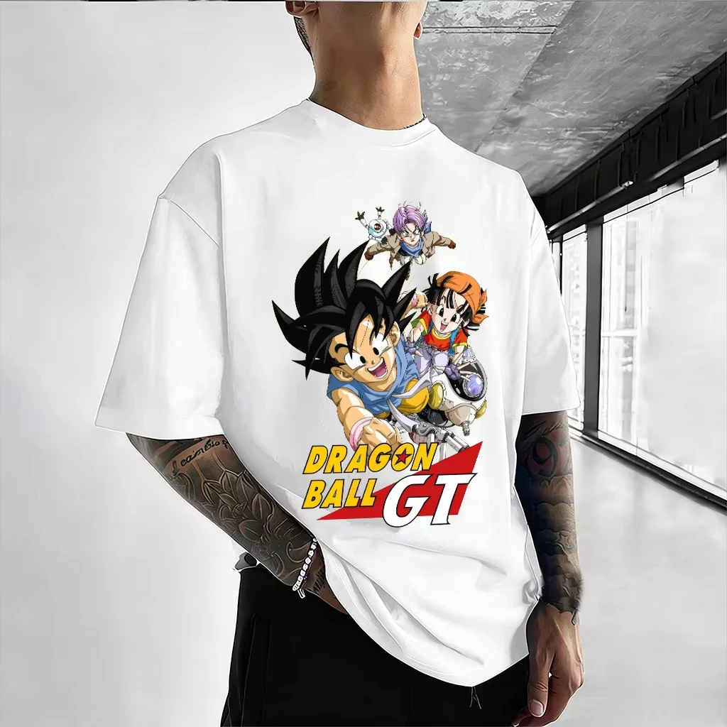 

Летняя распродажа 2026: Мужская футболка с аниме-принтом Dragon Ball для всей семьи, удобная летняя одежда для родителей и детей