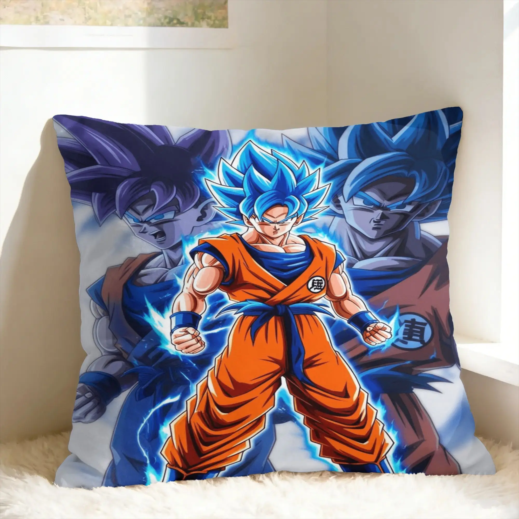 D-Dragon Anime Pillow Cover  Retro Trendy Pillow Case For Sofa Home Decor Comfy Cushion Cover Gift