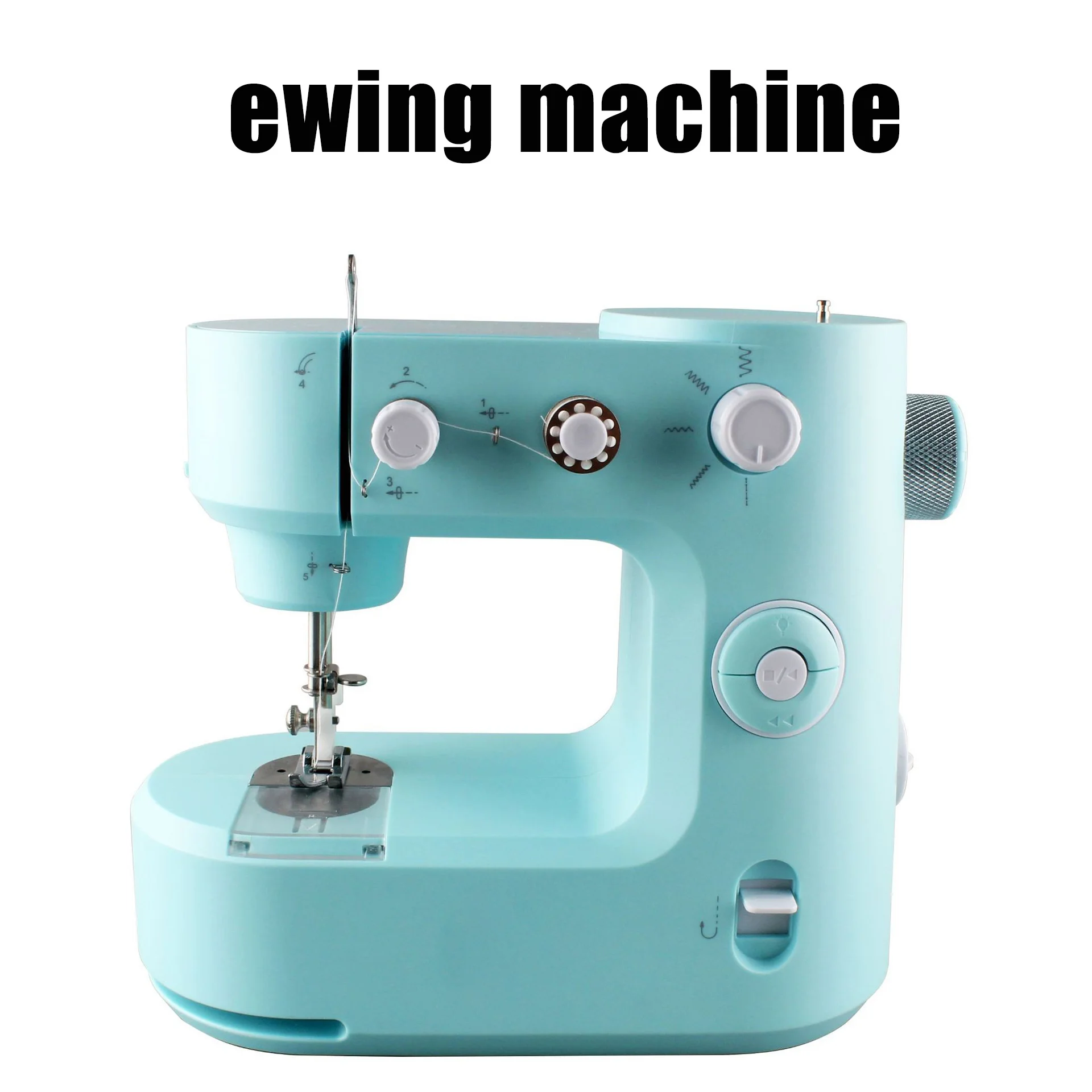 

FHSM-398 Multifunctional 5-Thread Sewing Machine Mini Portable Lock Edge Home