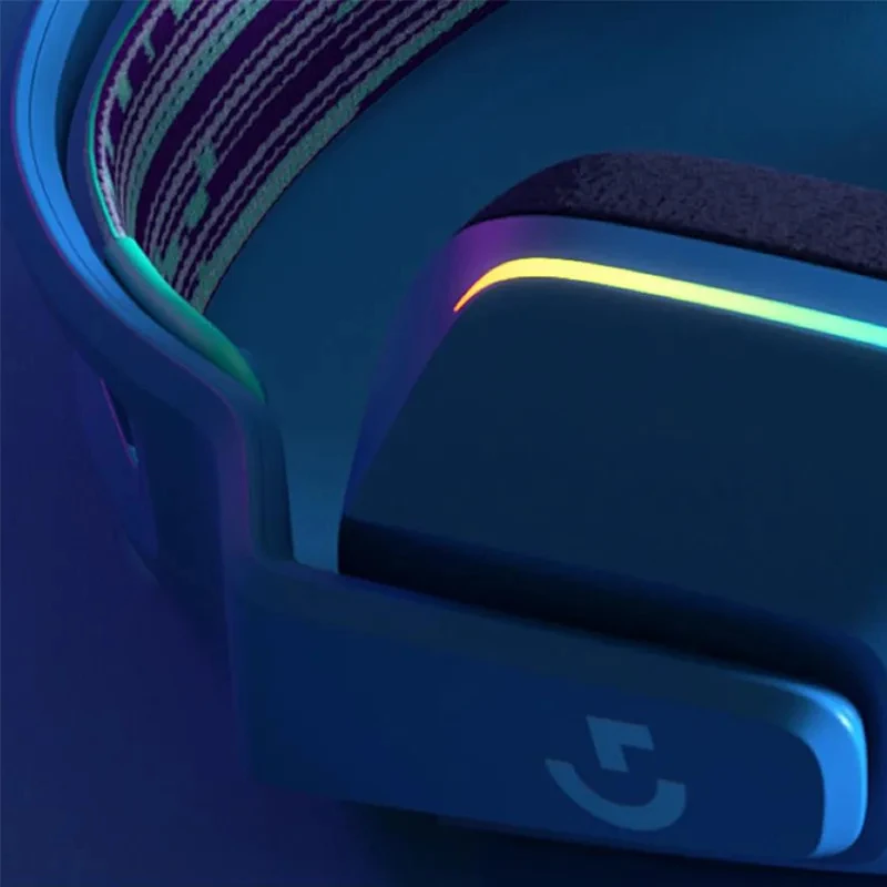 لوجيتك G733 Lightspeed سماعة الألعاب اللاسلكية تعليق عقال Lightsync RGB PRO-G سماعة الألعاب الصوتية اللاسلكية PC PS5