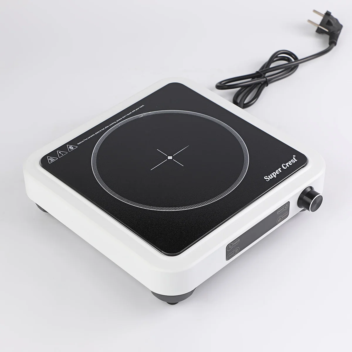 Super Crest European Infrared Cooker Electric Ceramic Cooktop Cross-Border High-Power Multi-Function Household Heating Furnace