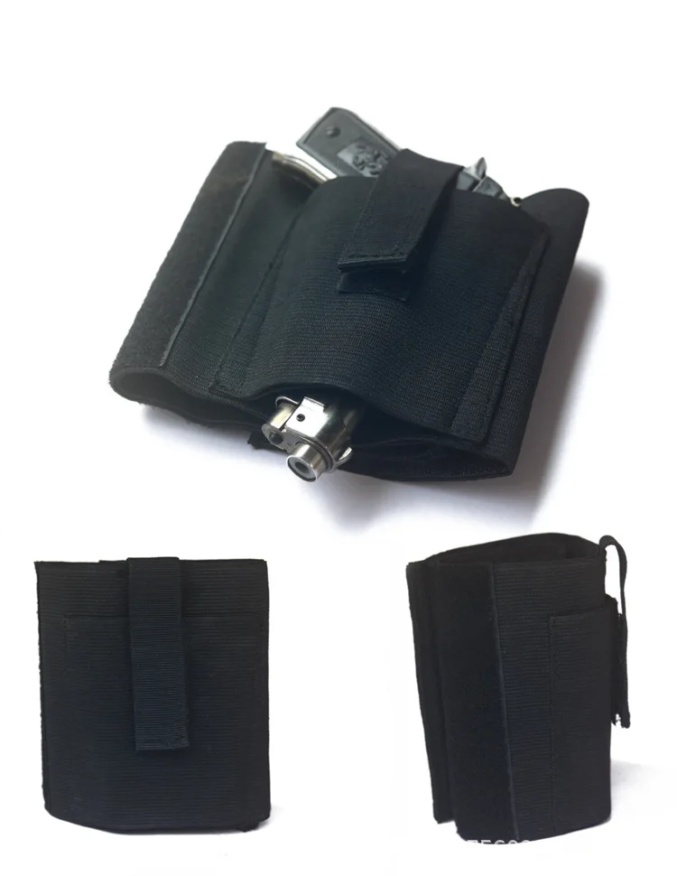 Verdeckte Outdoor-Knöchelholster-Beintasche für links und rechts, klein, kompakt, Jagd-, Sport- und Reisezubehör – Detail 7