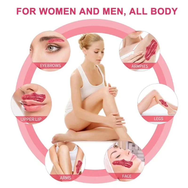 

M10K 500G Waxing Wax Beans For Hair Removal Full Body Hot Film Hard Depilatory Wax Beads For Wax Heater Machine Style 4