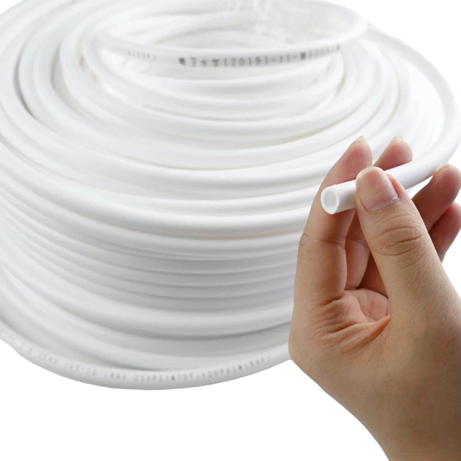 Flexible 10 Meter White RO Water Tubing 1/4