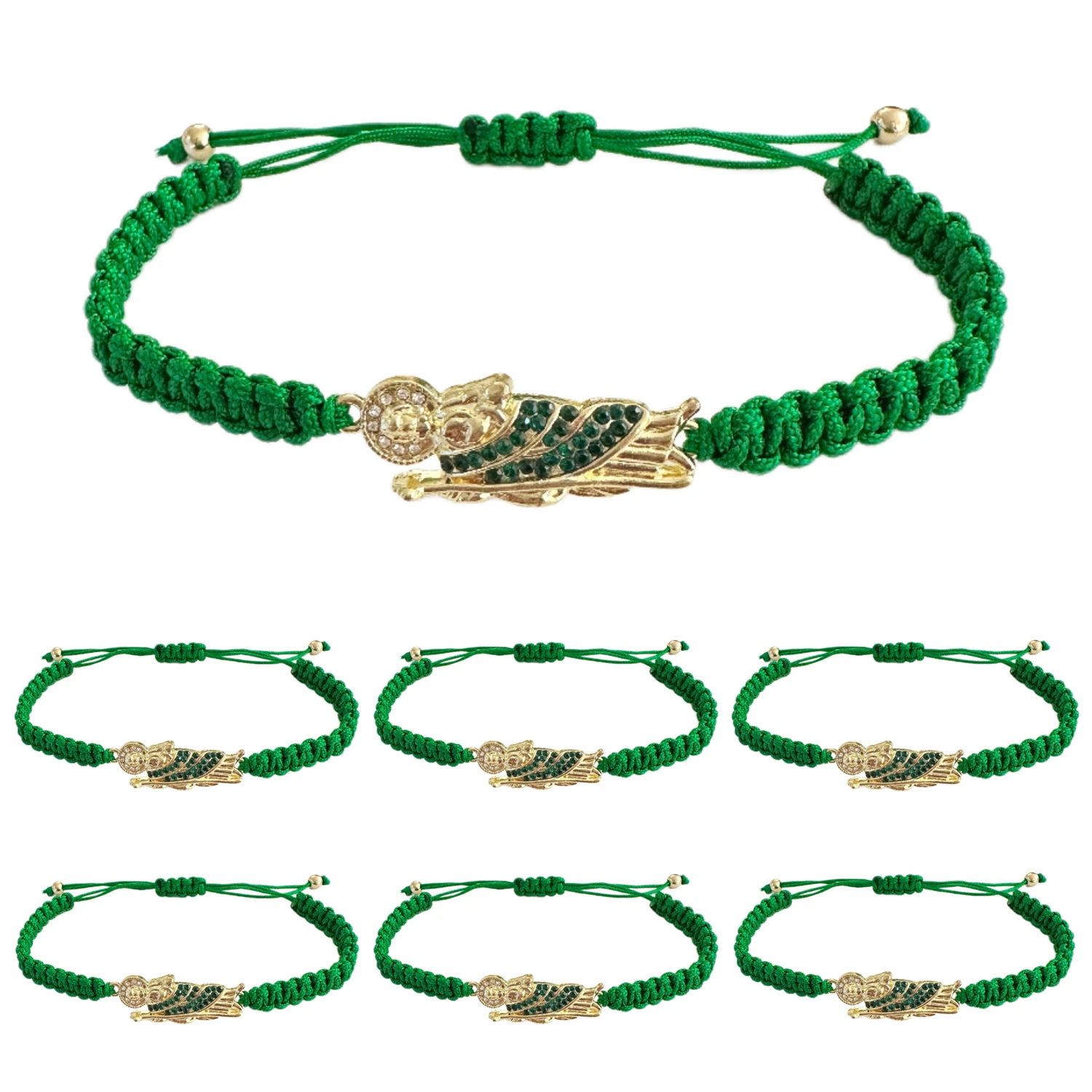 Green Saint Jude Bracelet Rosary Handmade Mexican Bracelets, San Judas Tadeo Gift For Men Women