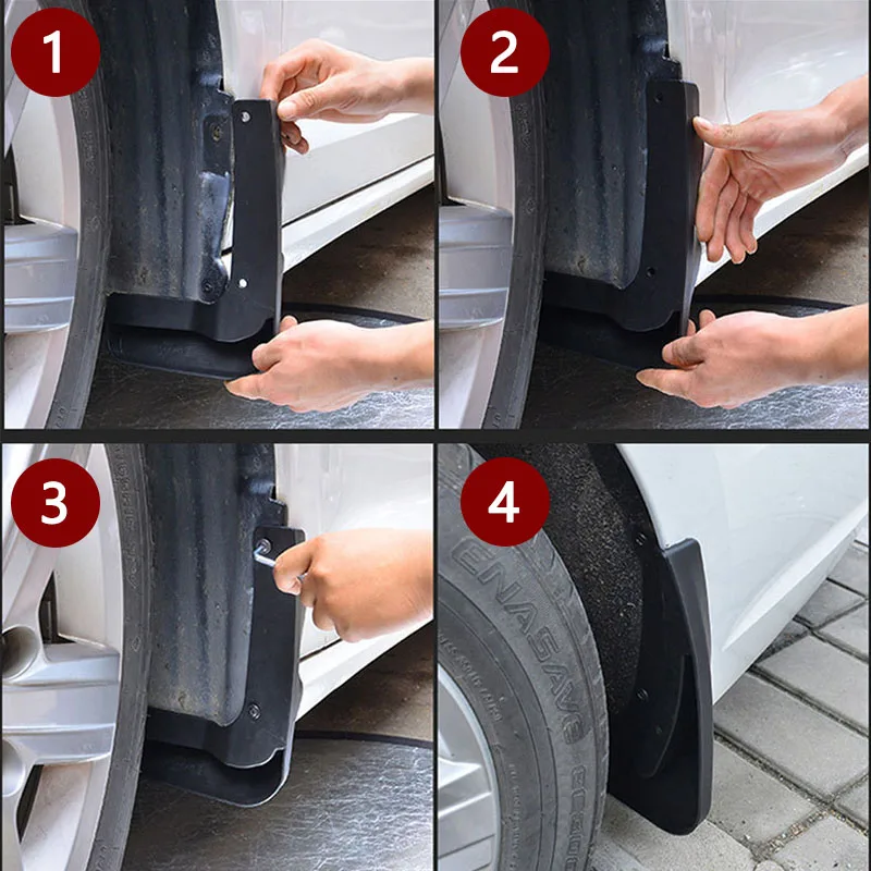 for Mazda 6 Mazda6 GG 2002 2003 2004 2005 2006 2007 Wagon Mud Flaps Splash Guards Mudguards Fender Flare Car Styling Accessories