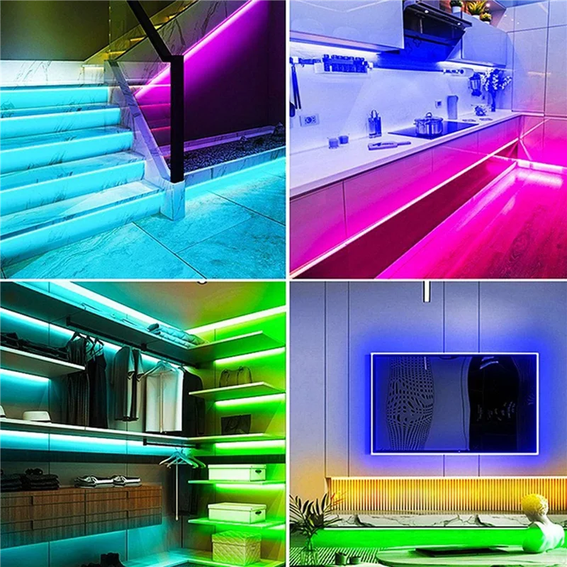 

WS2812B Individually Addressable Smart 5V Pixel Leds Individually Addressable IP20 Waterproof Flexible Tape Lamp Bar 96LEDS