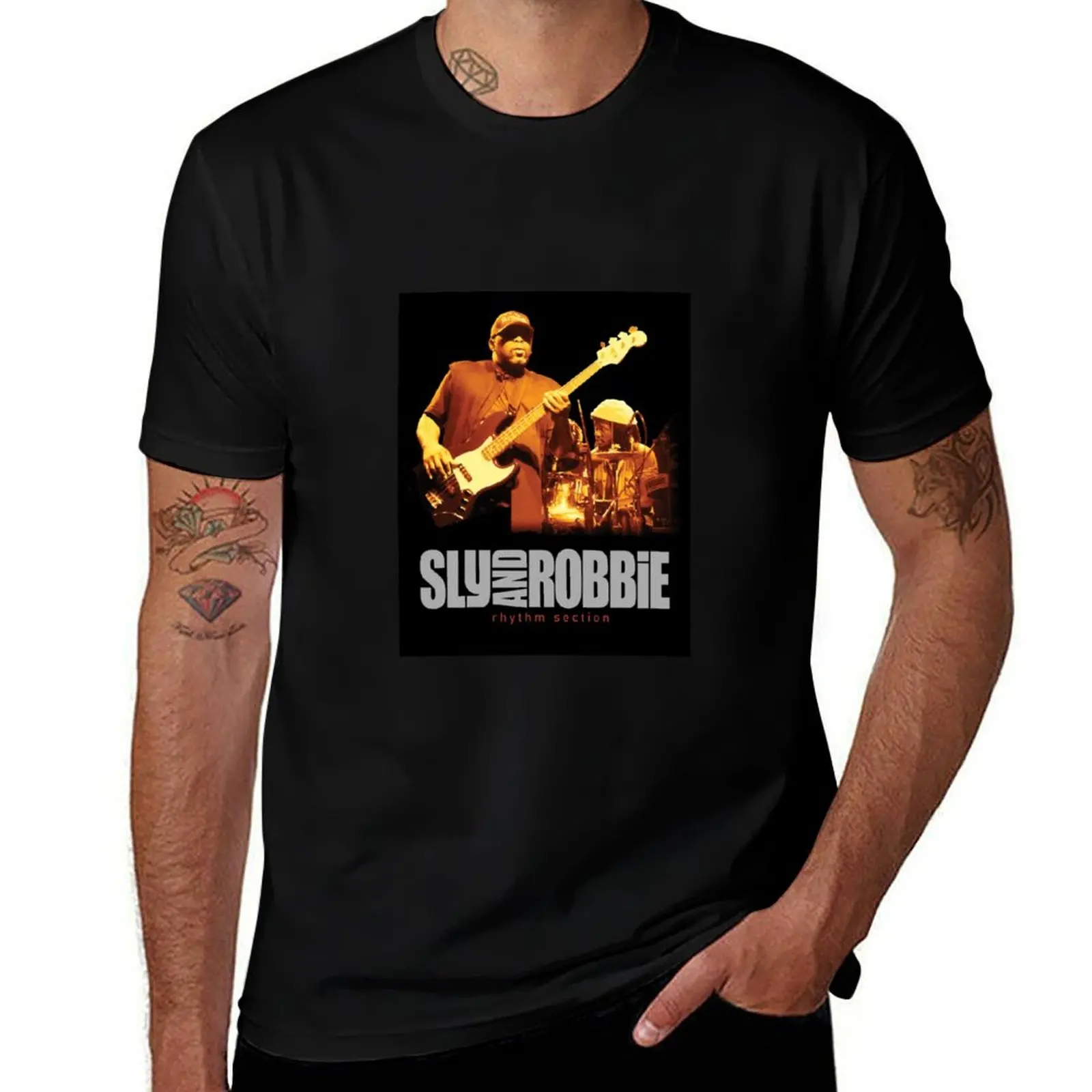 Sly & Robbie Rhythm Section T-Shirt Work Style Casual T-Shirt