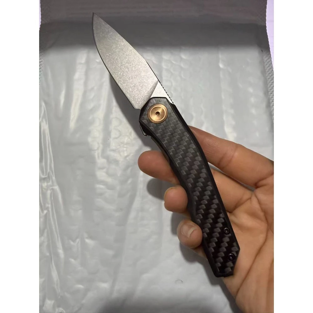 

Высококачественный бестселлерный складной нож из стали D2 ZT0545 с ручкой из углеродного волокна 13K, инструмент EDC для кемпинга на открытом воздухе