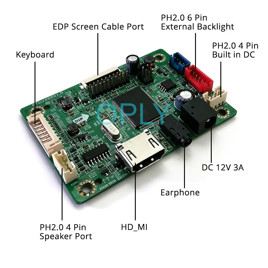 For NT133WHM LP133WH1 LP133WH2 HB133WX1 Drive Controller Board DIY Kit 1366x768 Laptop Screen Compatible-HDMI 1366*768 30Pin EDP