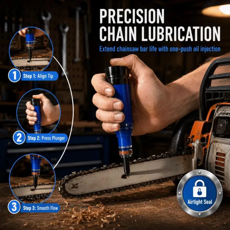 1/2PcsManual Grease Injector Refillable Precise Application Grease Tool Portable Smooth Manual Dispensing Action Lubricator Too