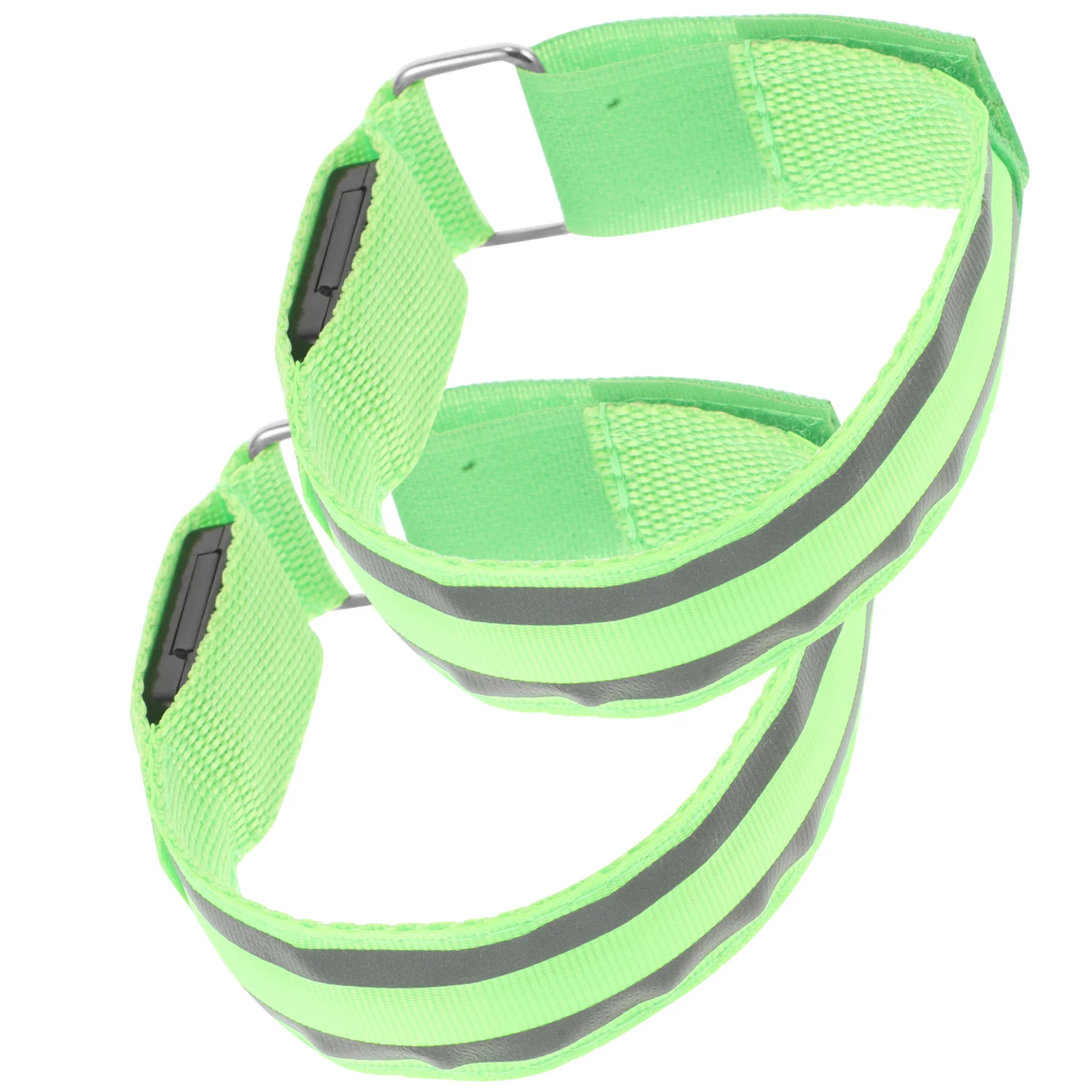 

2pcs LED Reflective Arm Bands for Night Running Wrist Ankle Flashing Safety Lights Outdoor Jogging Walking Straps