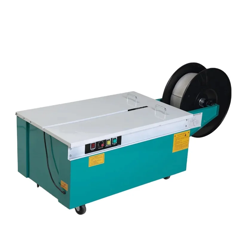 

Desktop Semiautomatic PP Strapping Machine Vertical Electric Carton Book PET Belt Baler Plastic Belt Packing Machine