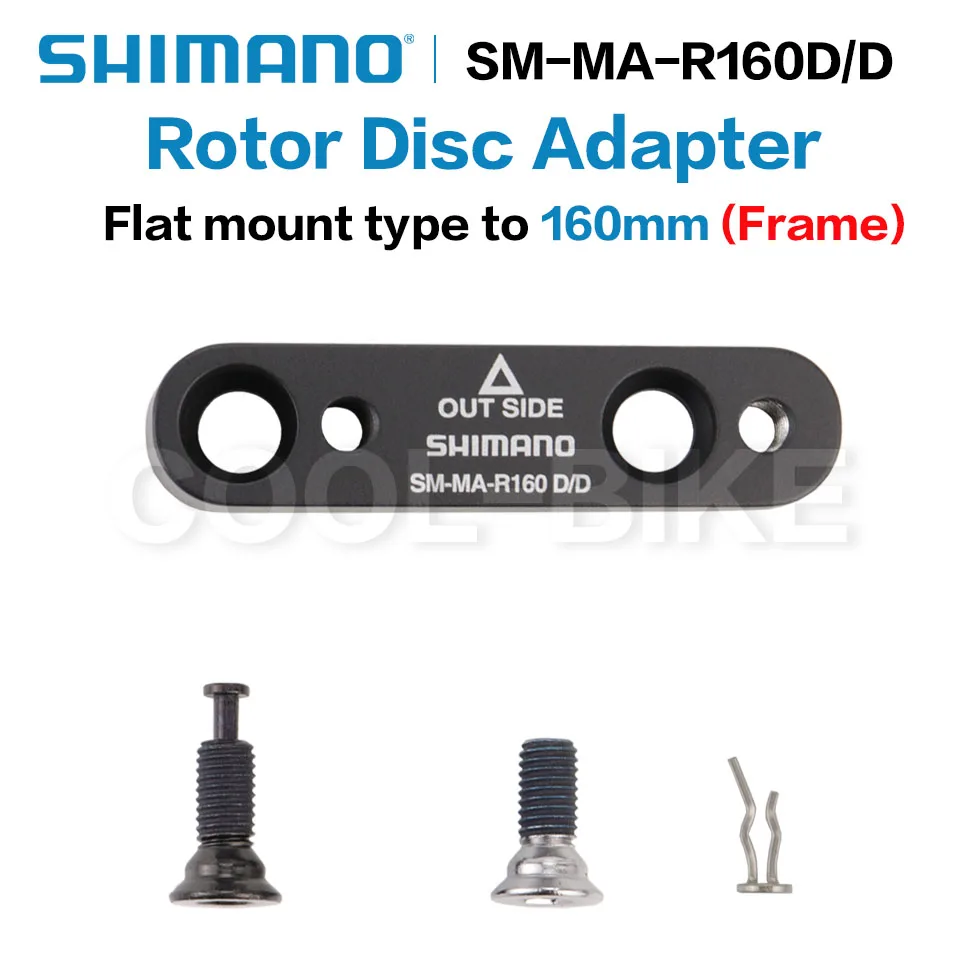 ZAWELIYO Adaptateur Frein Disque Flat Mount To Post Mount 74mm à 34mm Pour VTT Et Route 160/180mm