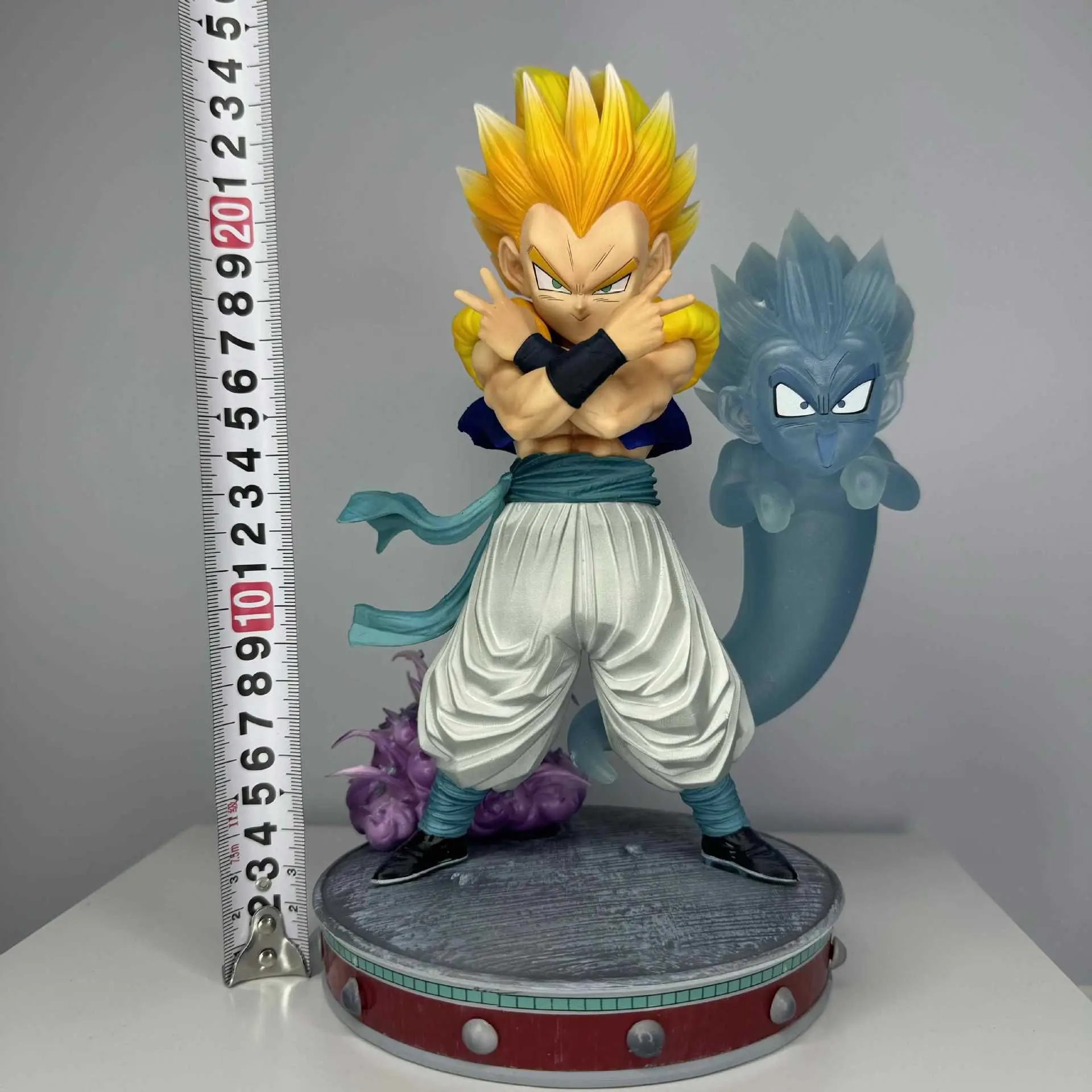 Neue Anime Dragon Ball Z Figur Gotenks Super Saiyajin Action Figur Ghost Squad Modell Statue Puppe Dekoration Kinder Spielzeug Geschenk Weihnachten