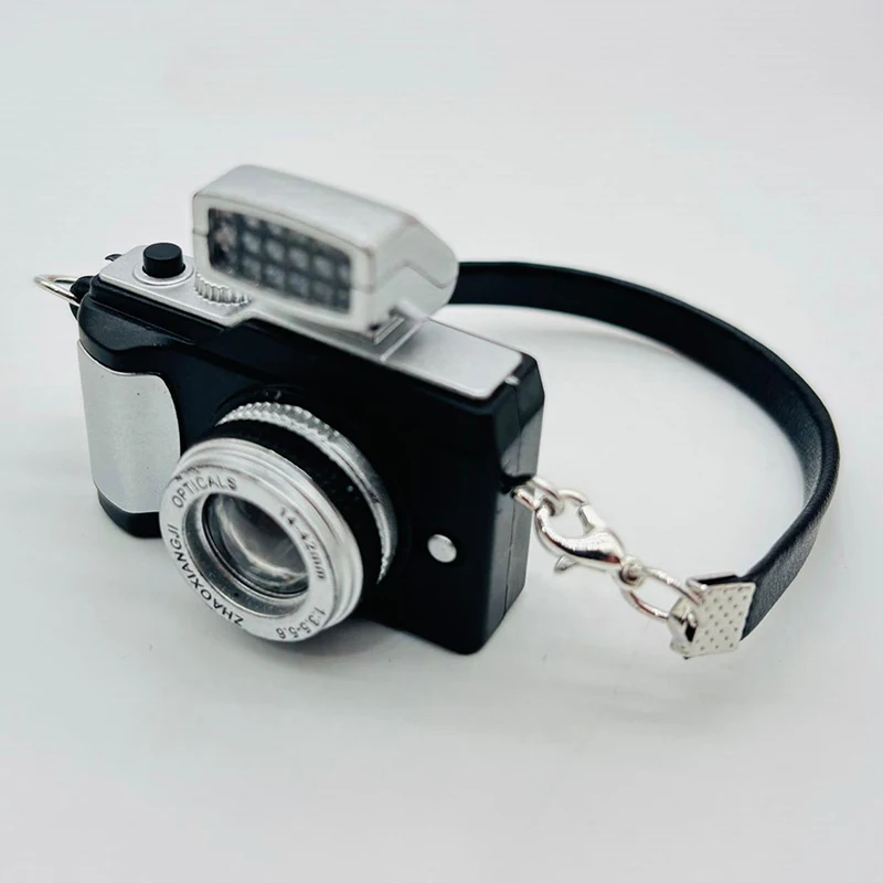 Accessoire de maison de poupées, décoration de maison pour maison de poupée, modèle d'appareil photo numérique SLR Miniature, 1 pièce