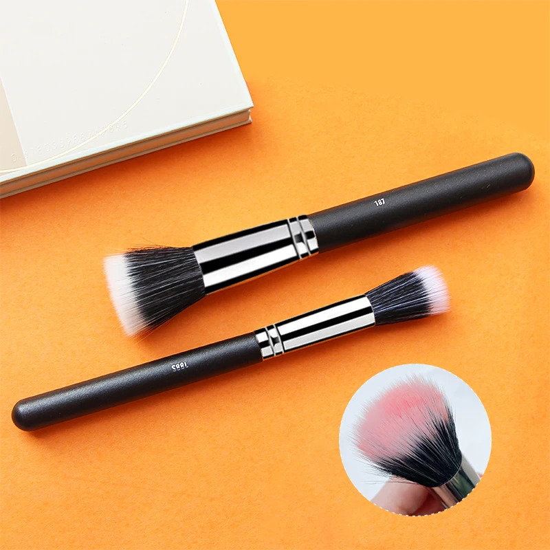 187/188S Round Head Stippling Brush Powder Blush Brush Multi-Function Loose Powder Highlight Stippling Makeup Brush Makeup Tool