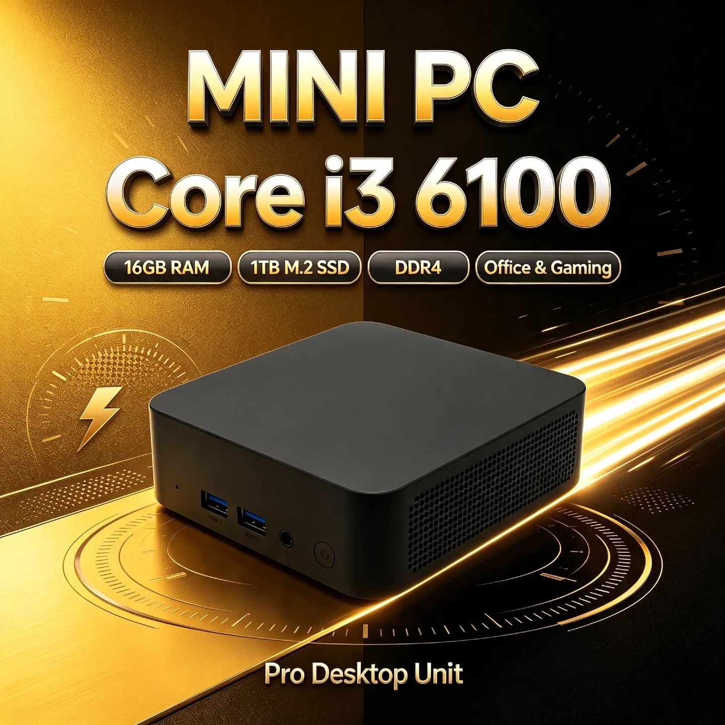 Pc Unit For Gaming - Mini PC Portátil Intel Core i3