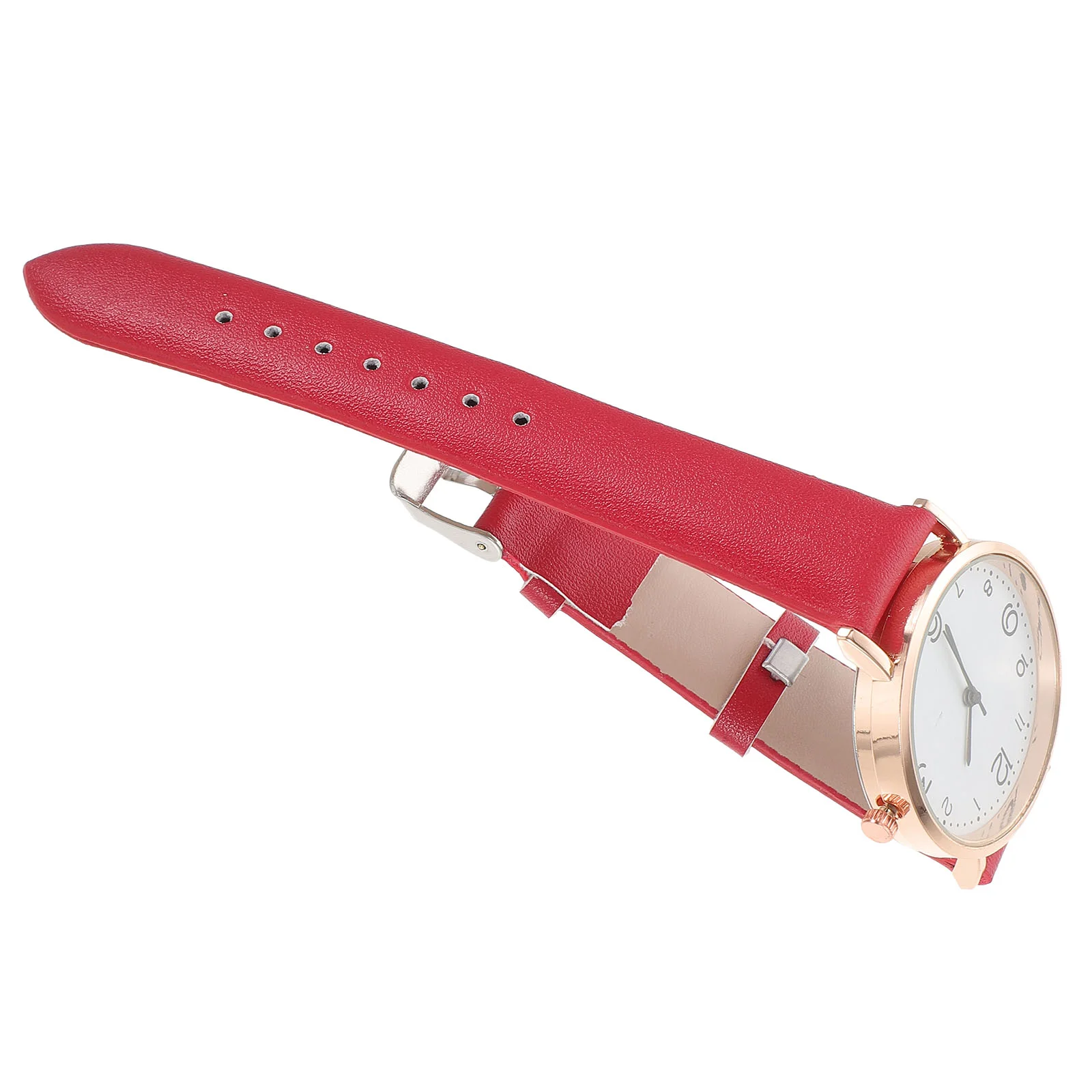 

Watch Fashionable Delicate for Women Wrist Decor Decoration Classic Red Wristwatch Girl Elegant Alloy